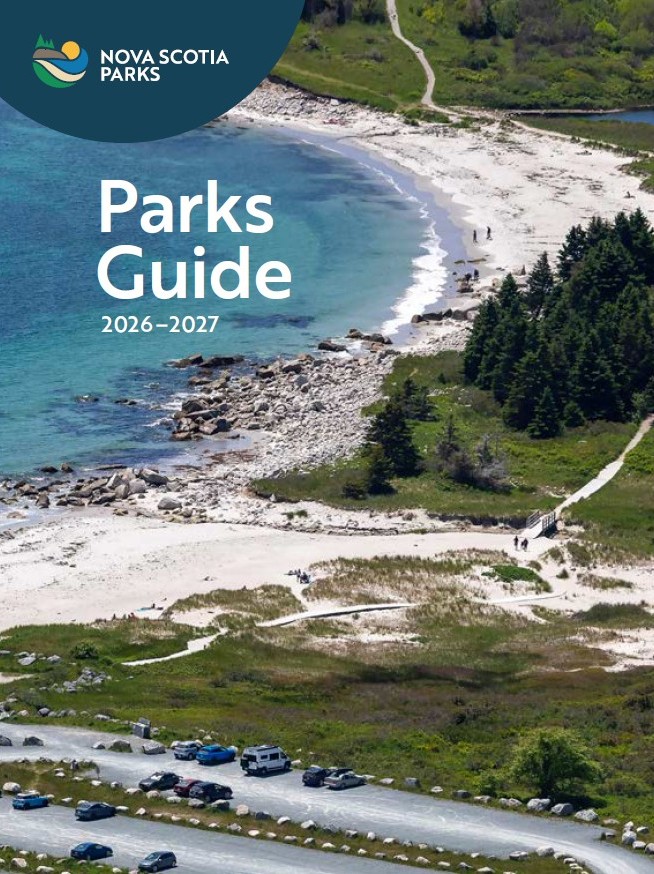 2026 Parks Guide cover Crystal Crescent Beach