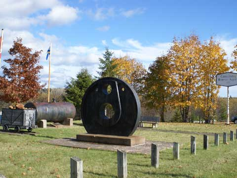flywheel at Londonderry Memorial Park